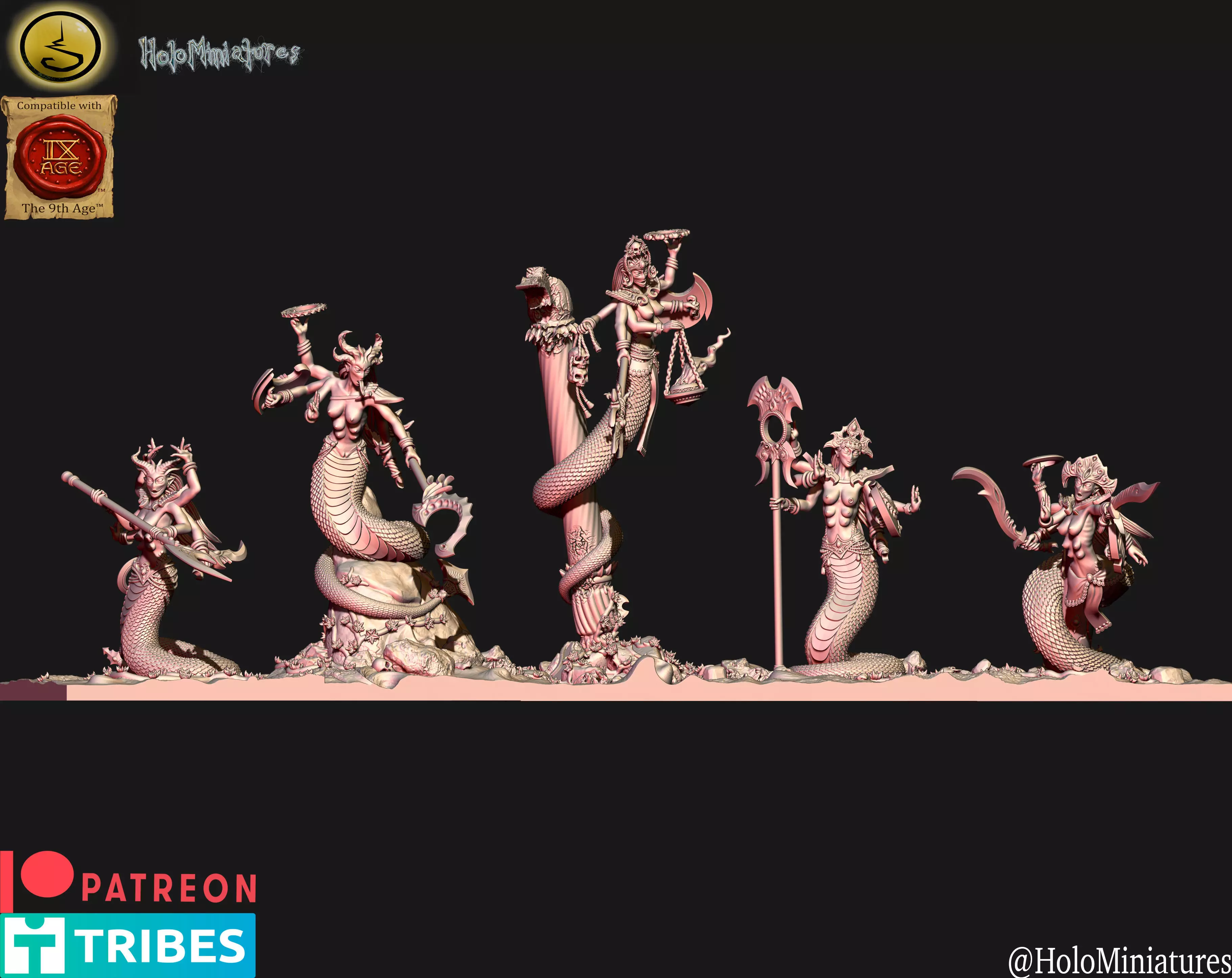Daemons of Lust fiend unit 3D print model_0