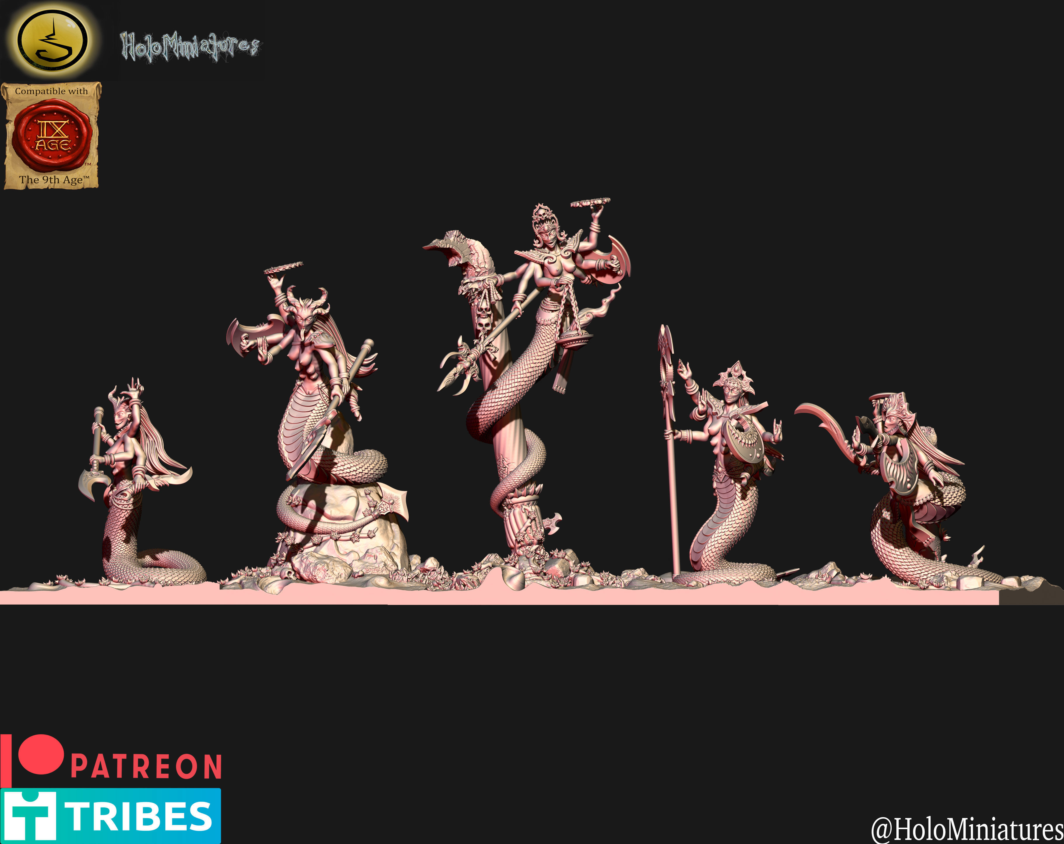 Daemons of Lust fiend unit 3D print model_1