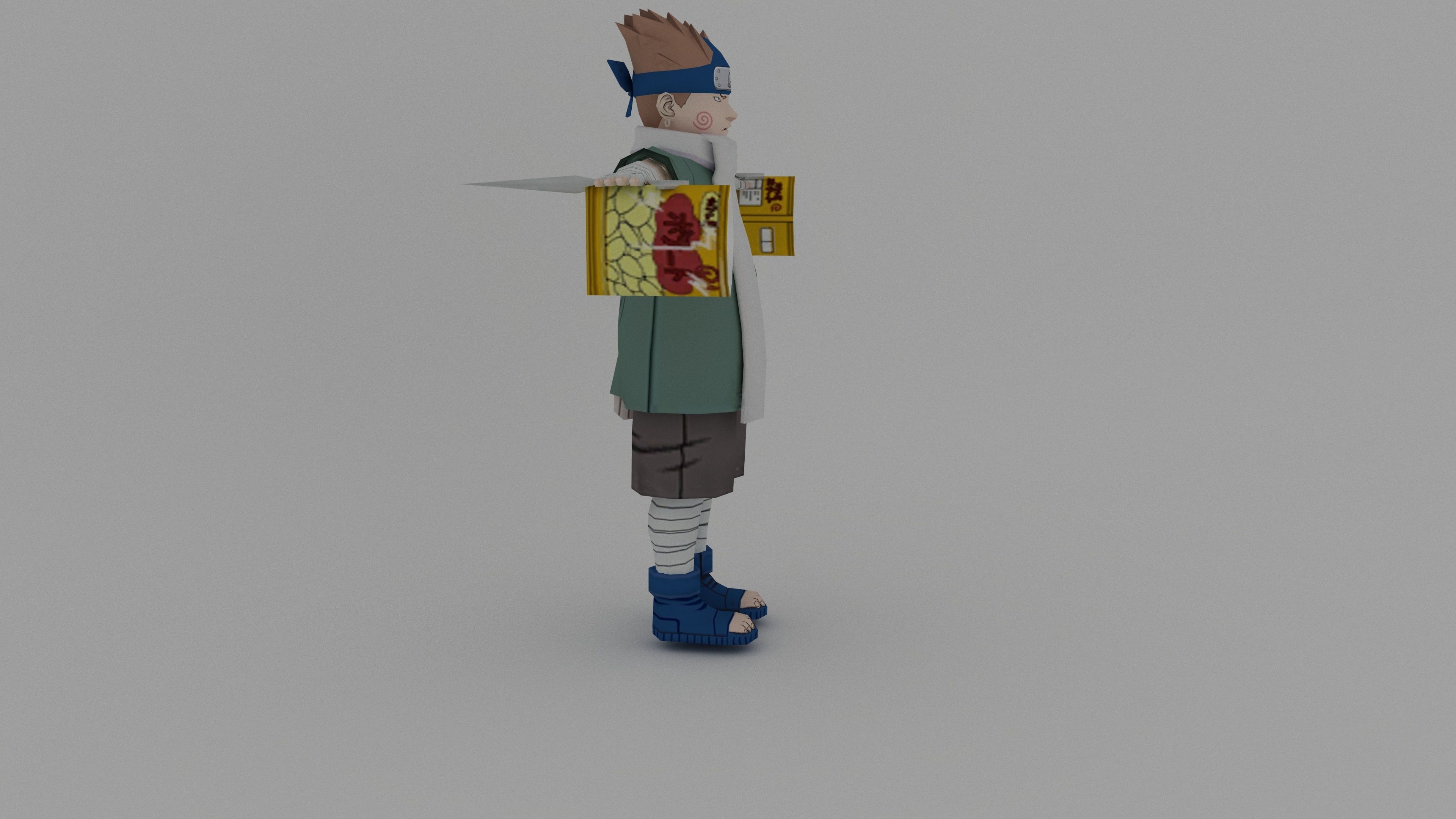 Choji Akimichi 3D model_2
