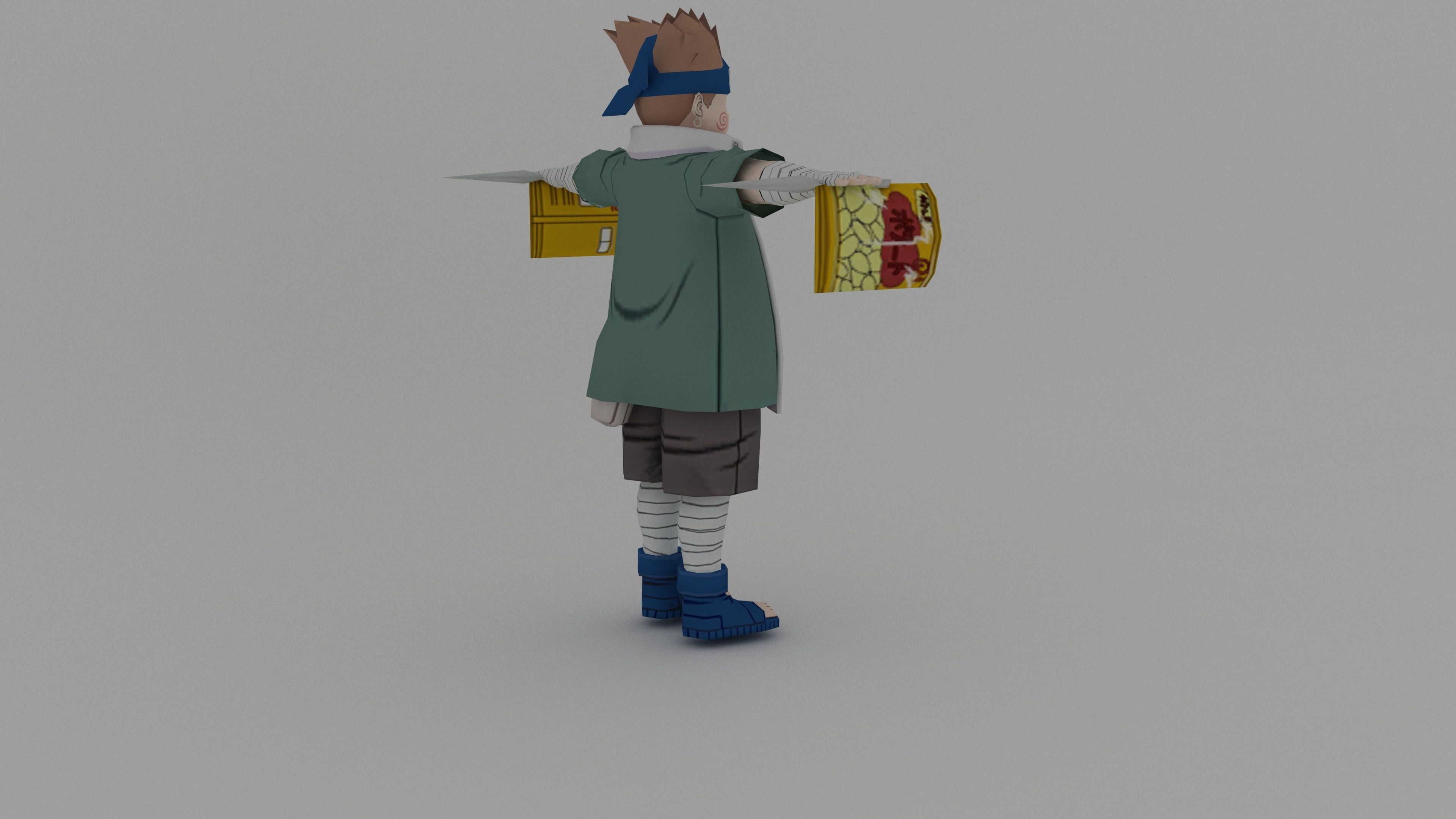 Choji Akimichi 3D model_3