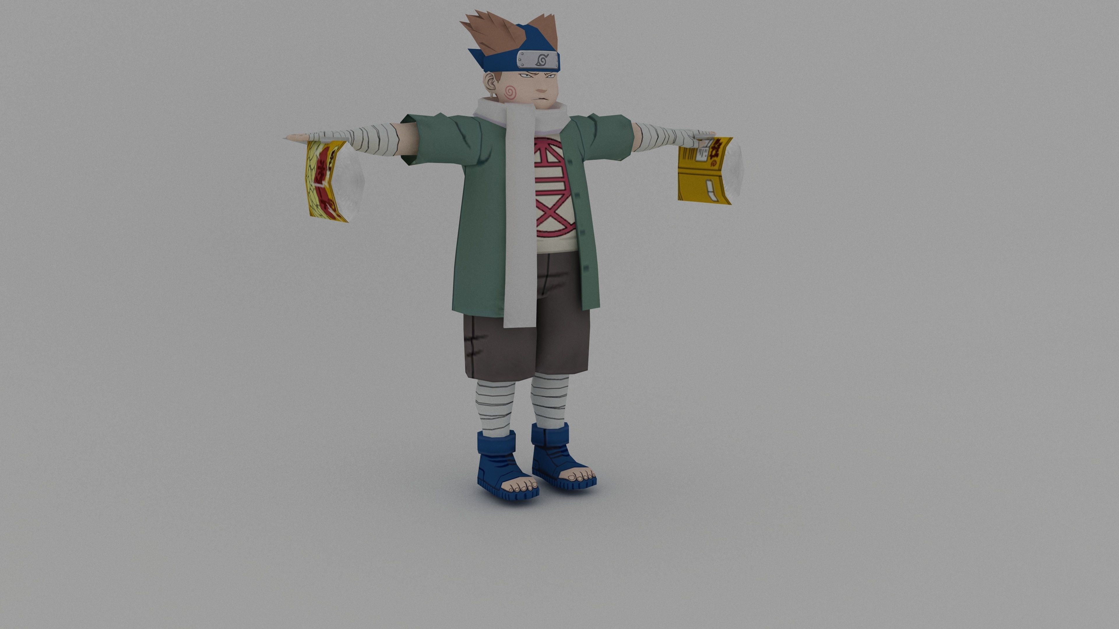 Choji Akimichi 3D model_1