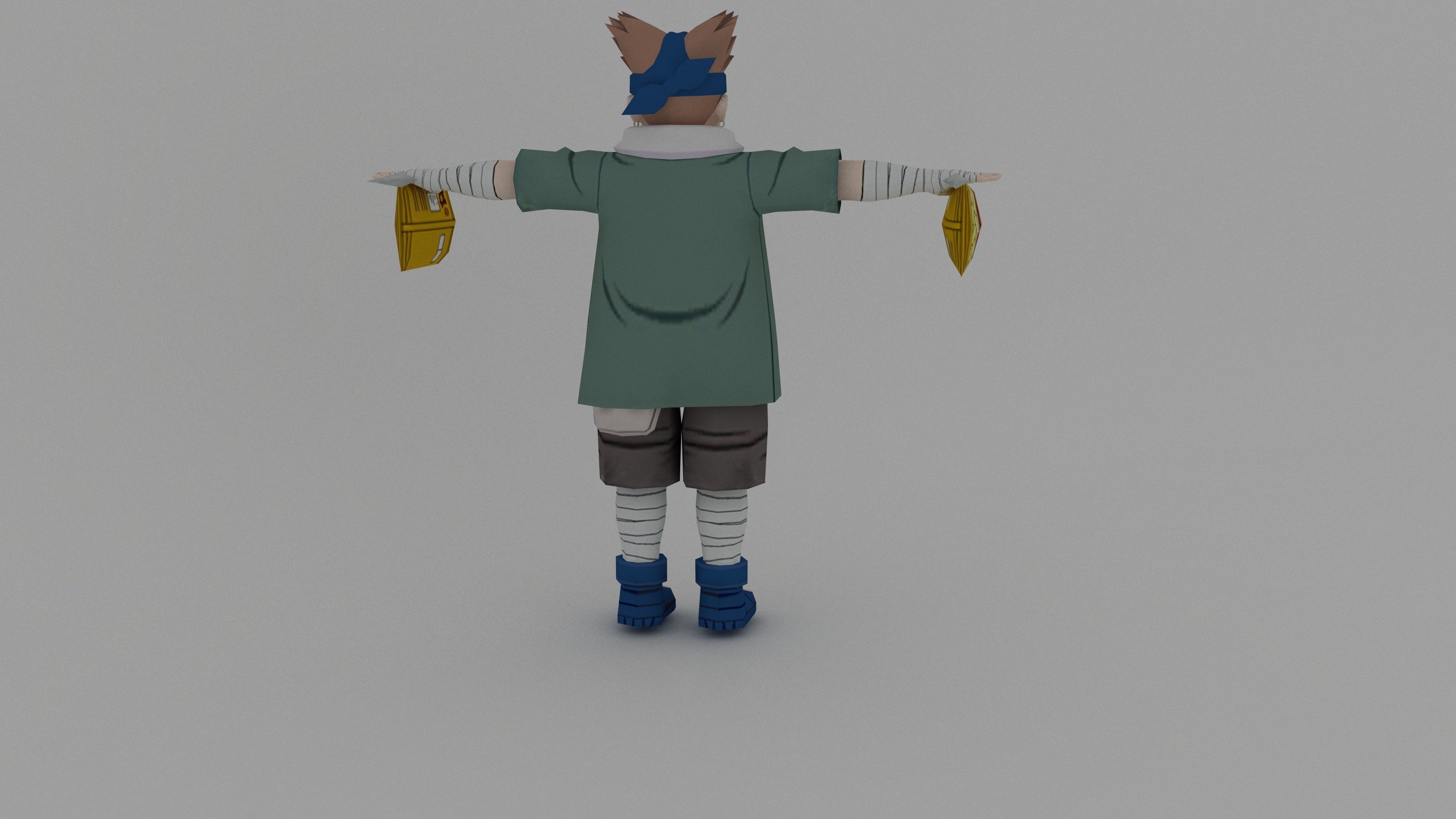 Choji Akimichi 3D model_4