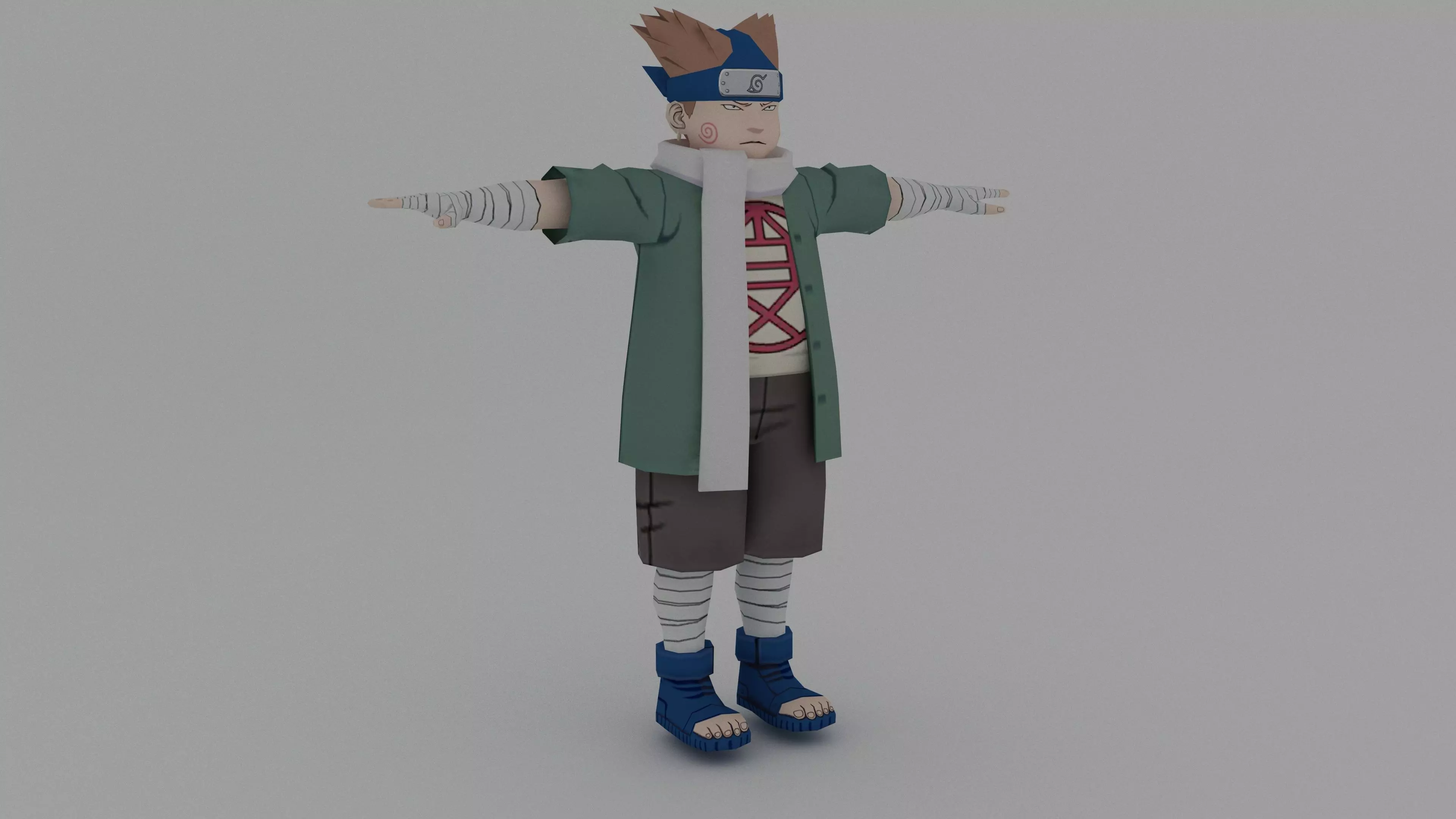Choji Akimichi 3D model_0
