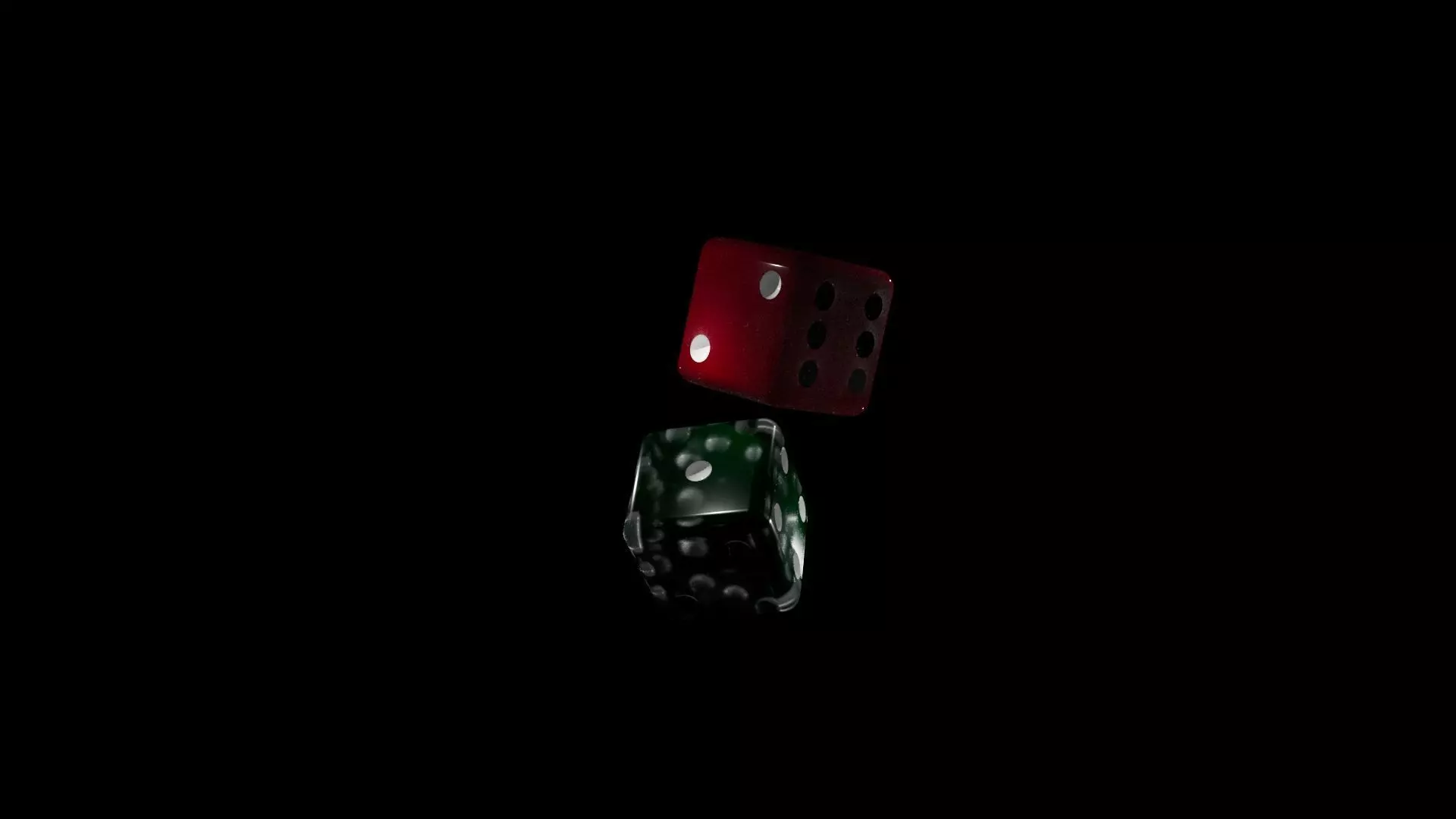 Low-Poly Dice Model Free low-poly 3D model_0