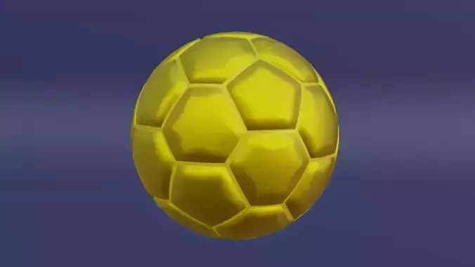 Gold Soccer Ball