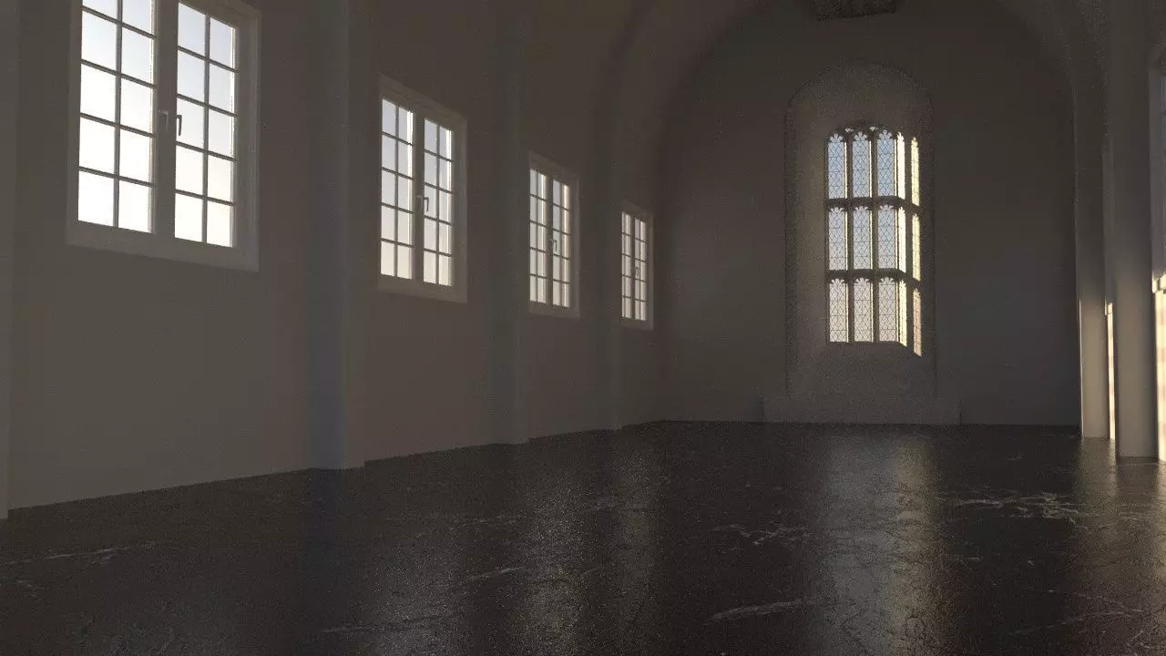 White hall C4d Free 3D model