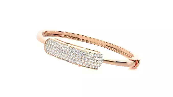 Diamond Head High Jewelry Bracelet 3dm stl renders details