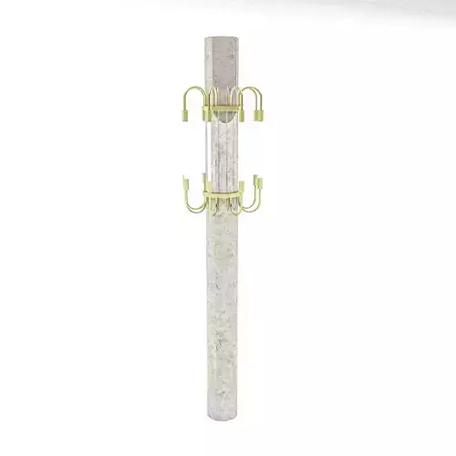 modern illuminated column