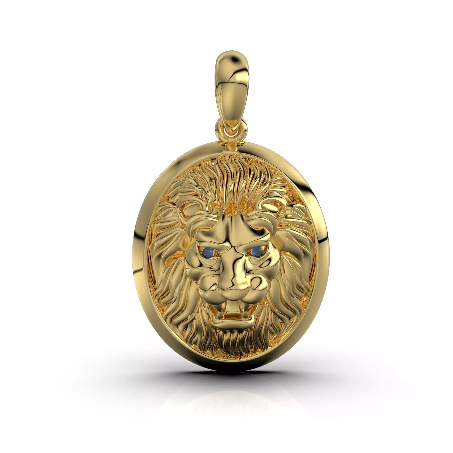 lion pendant 3D print model