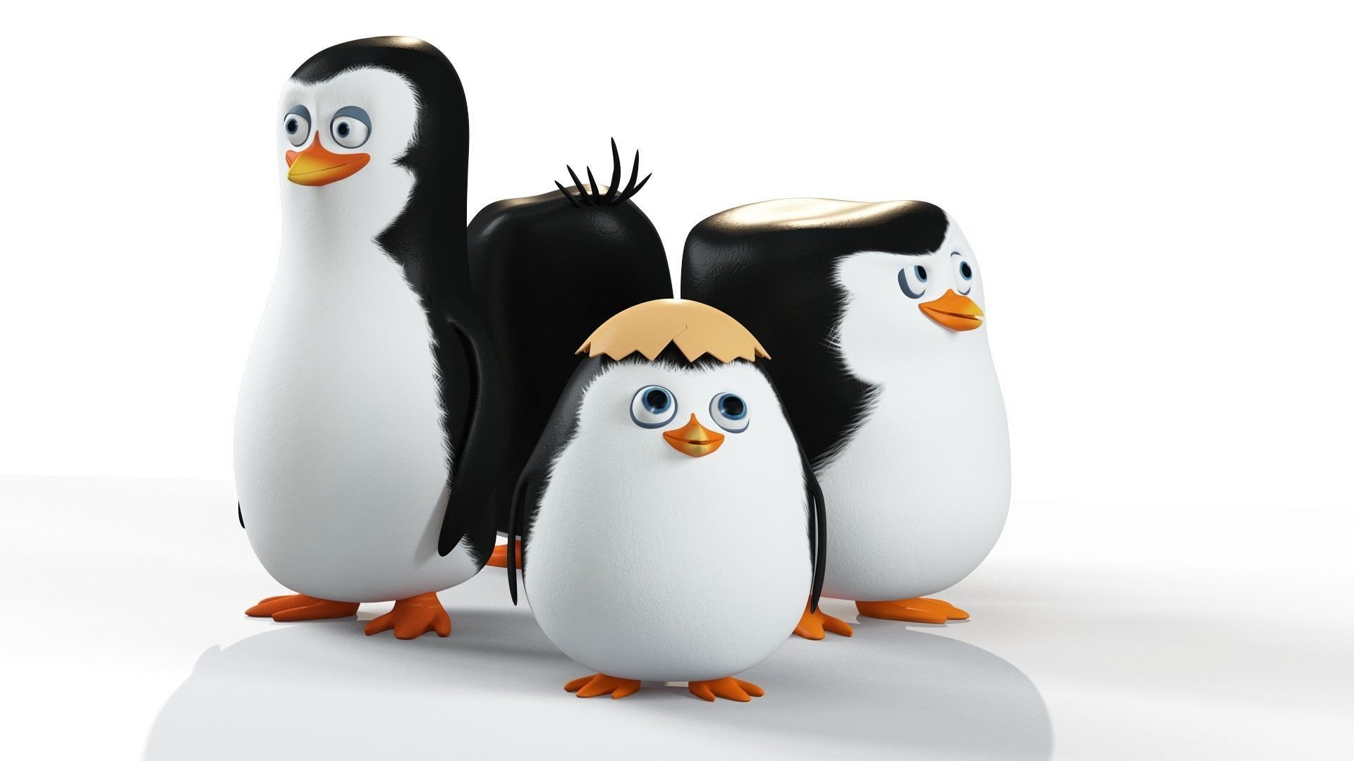 Penguins of Madagascar 3D model_2