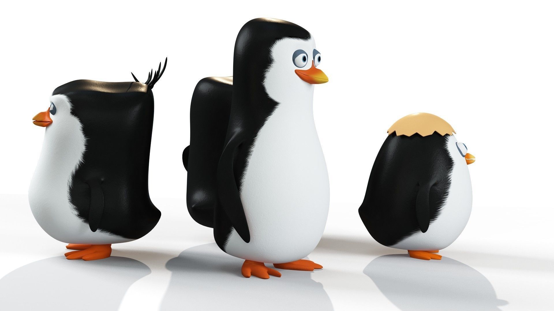 Penguins of Madagascar 3D model_4