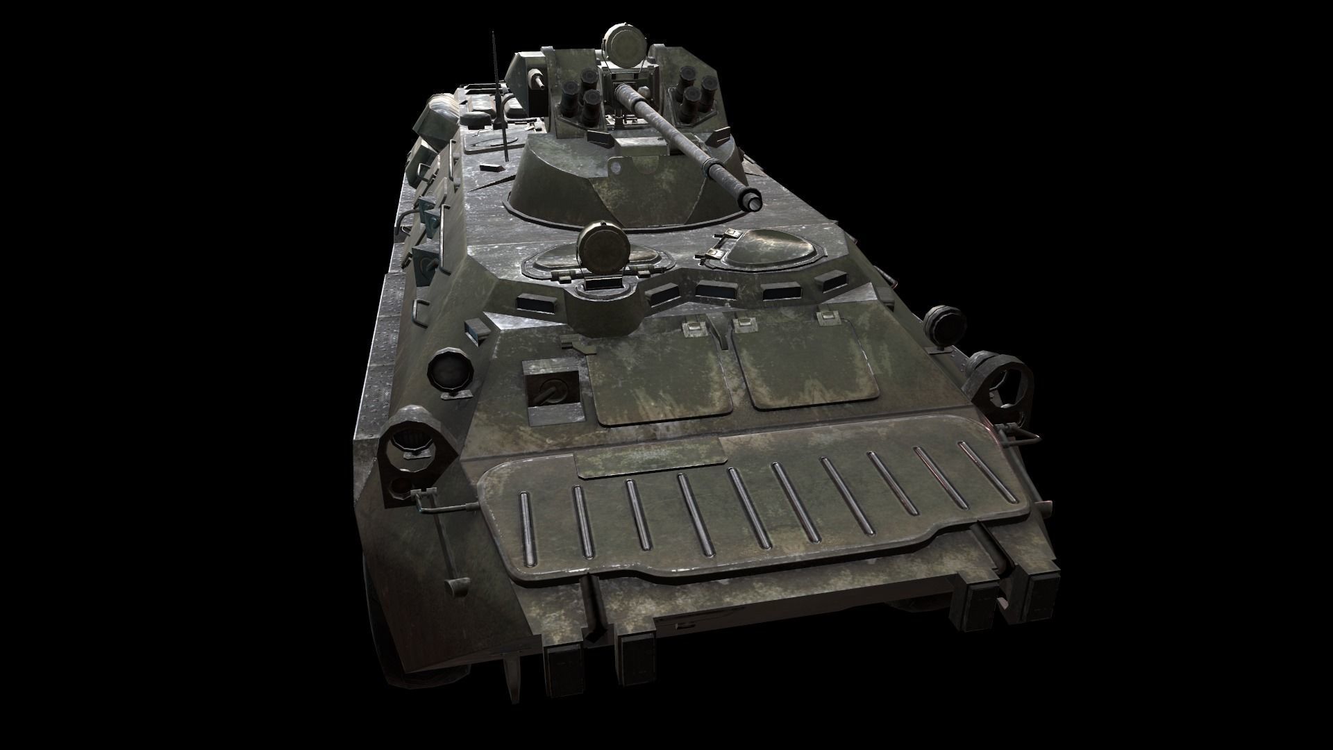 btr 80a Low-poly 3D model_3