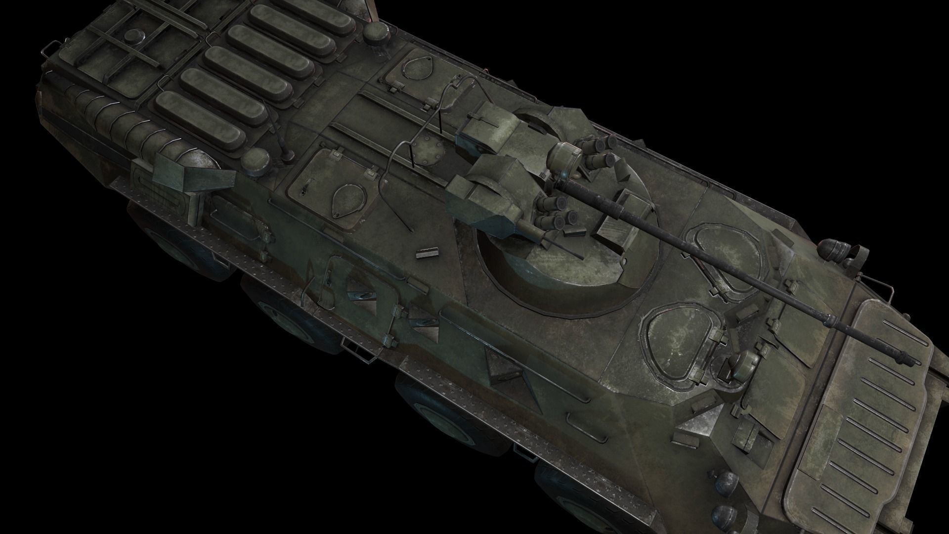 btr 80a Low-poly 3D model_11