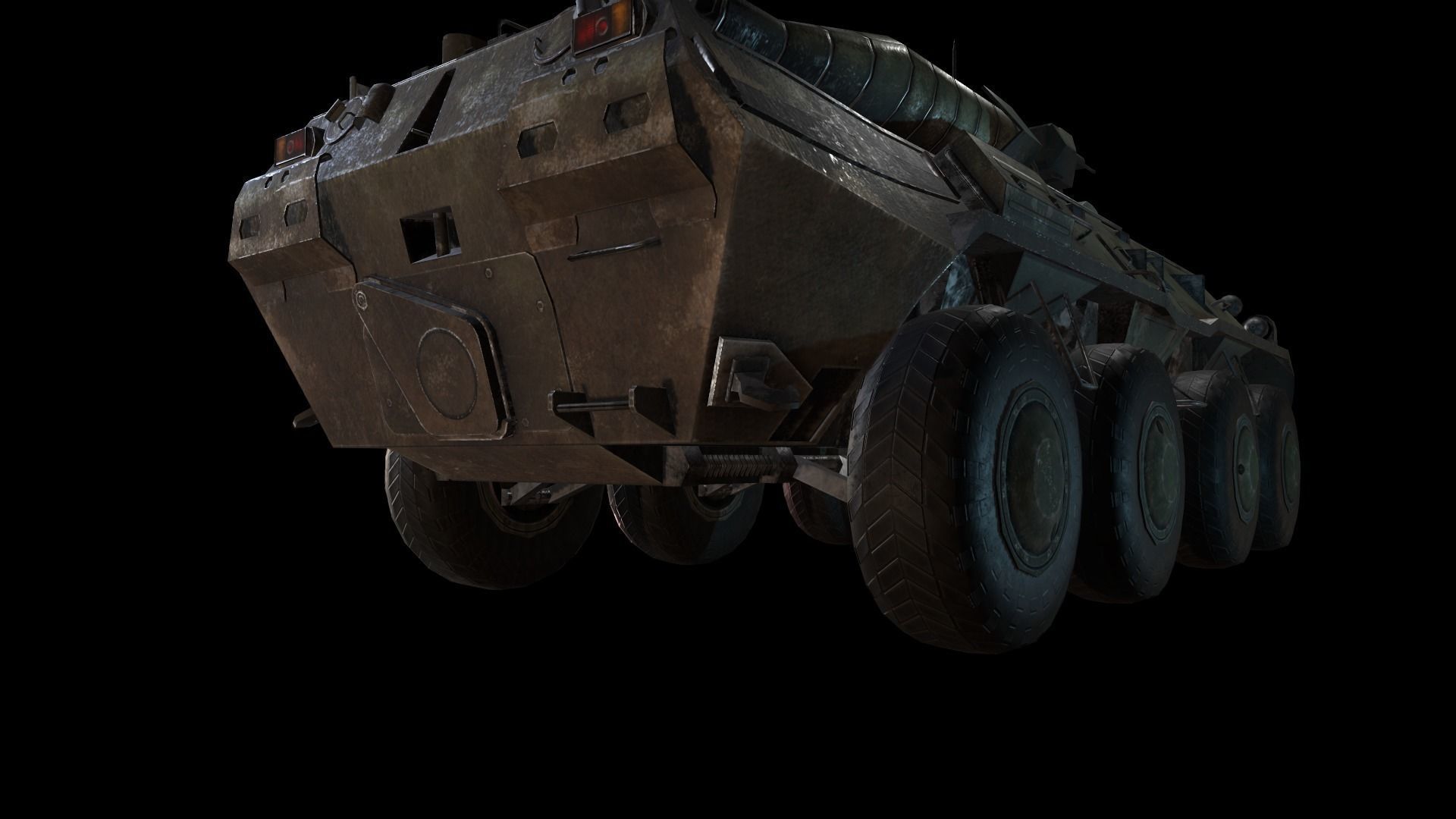 btr 80a Low-poly 3D model_10