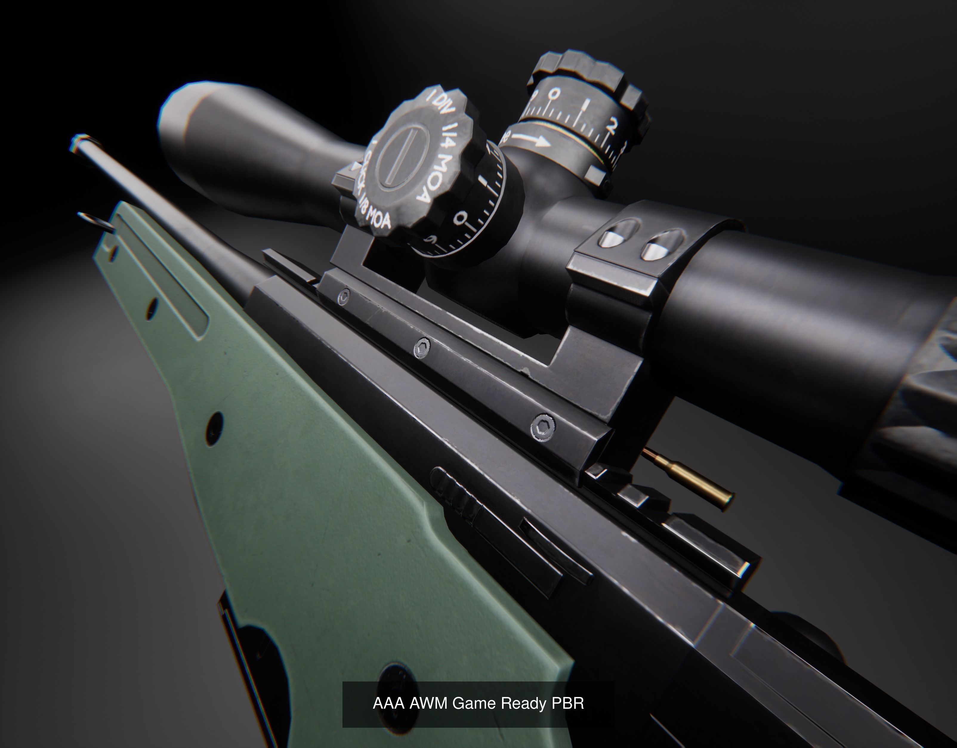 AAA Sniper Rifles Game Ready 3D Model Collection_2