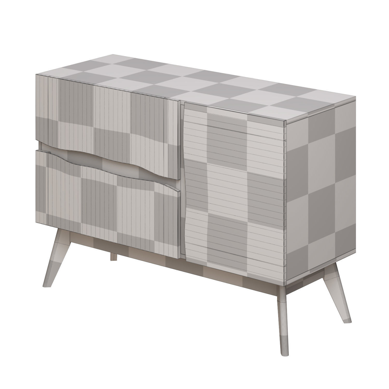 Chest of drawers Hyder-1 Oak Tortuga 3D model_5