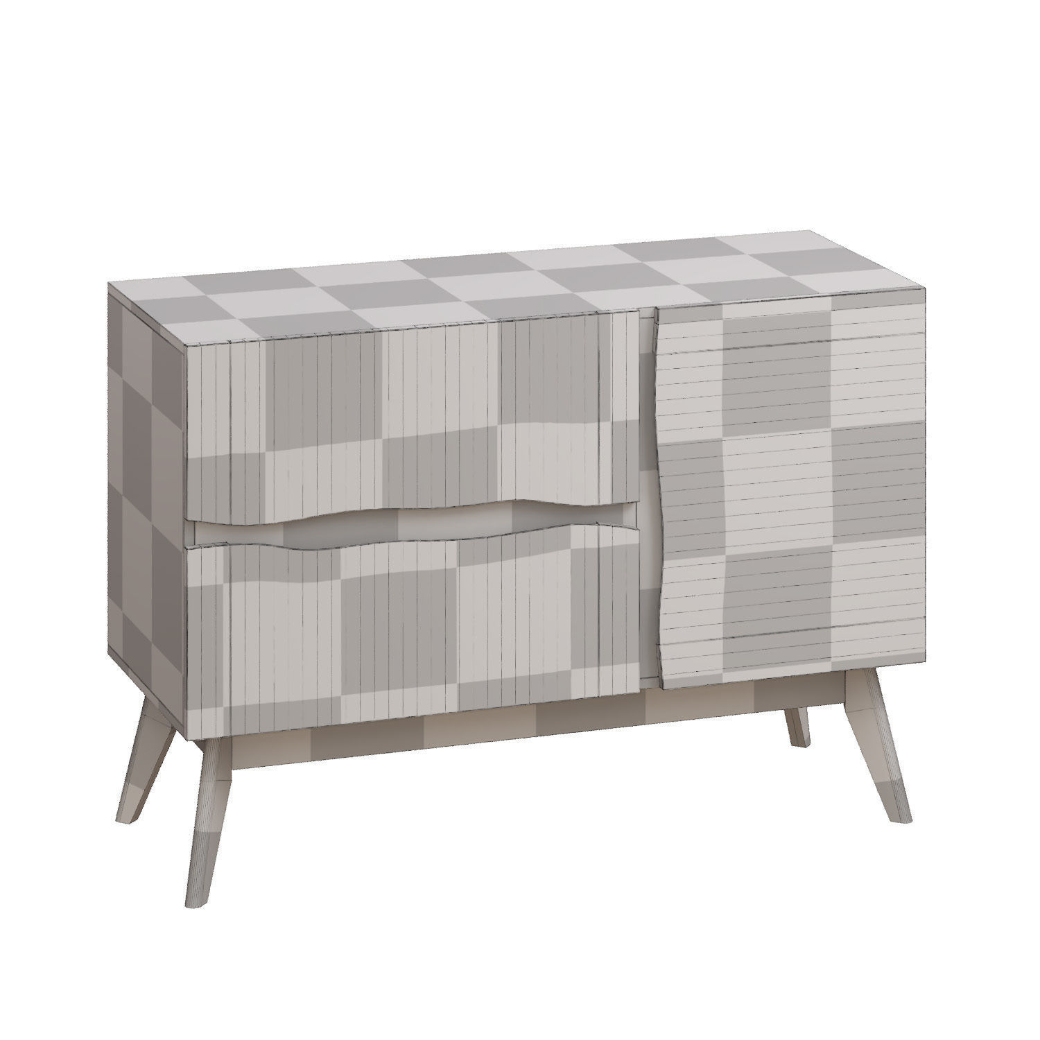 Chest of drawers Hyder-1 Oak Tortuga 3D model_4