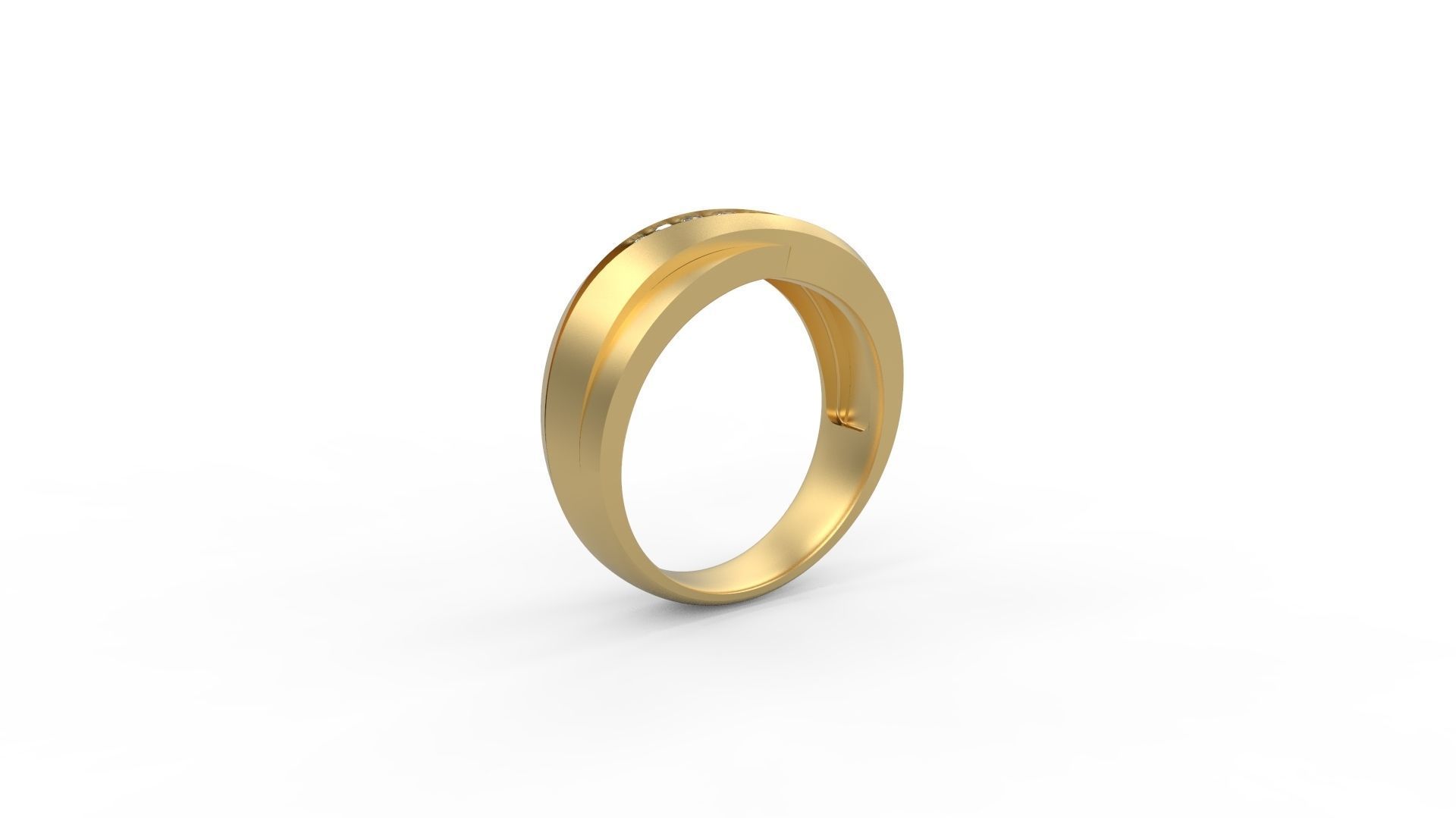 Band Ring 101 3D print model_1