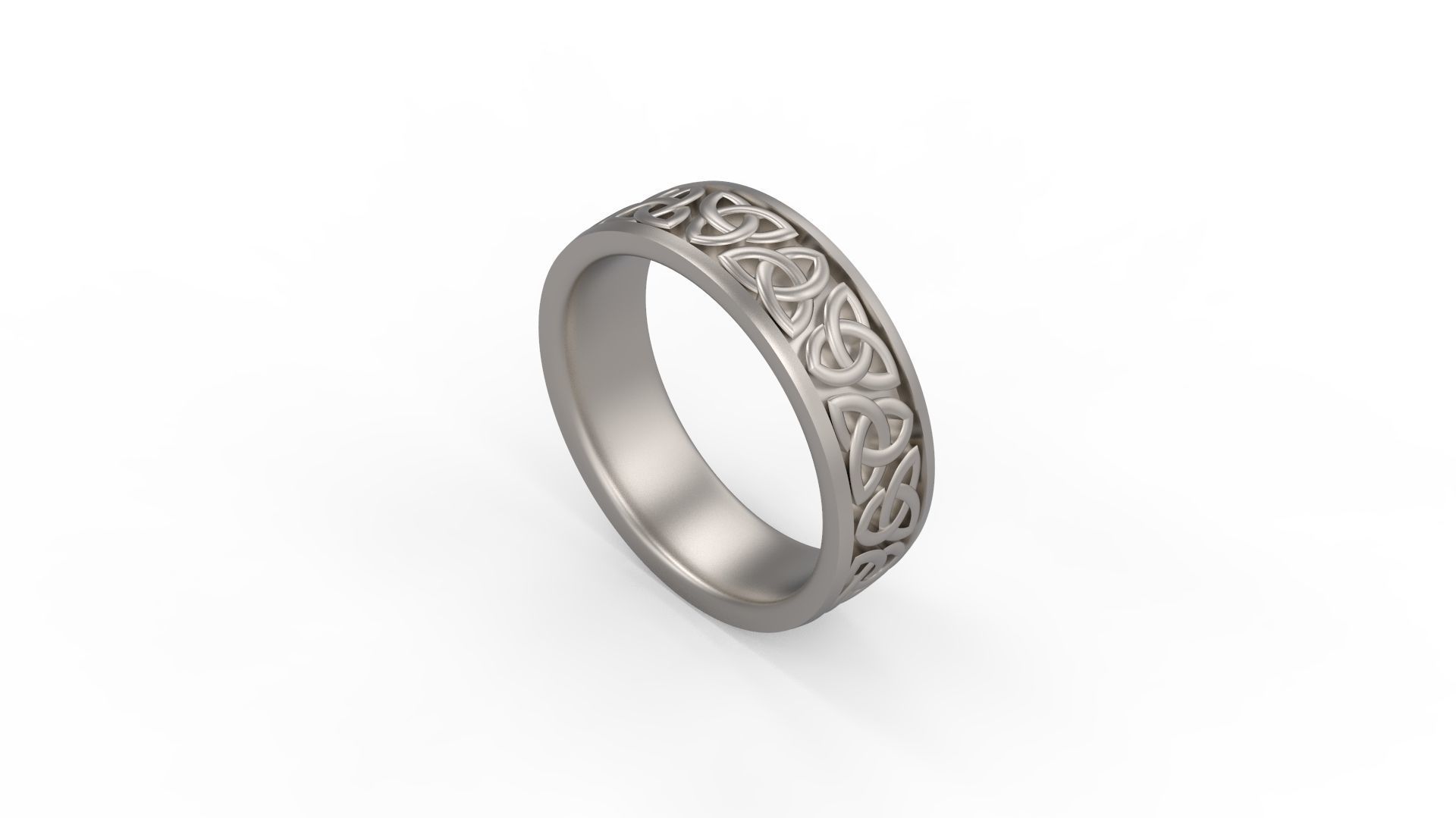 Celtic Band Ring 10 3D print model_1