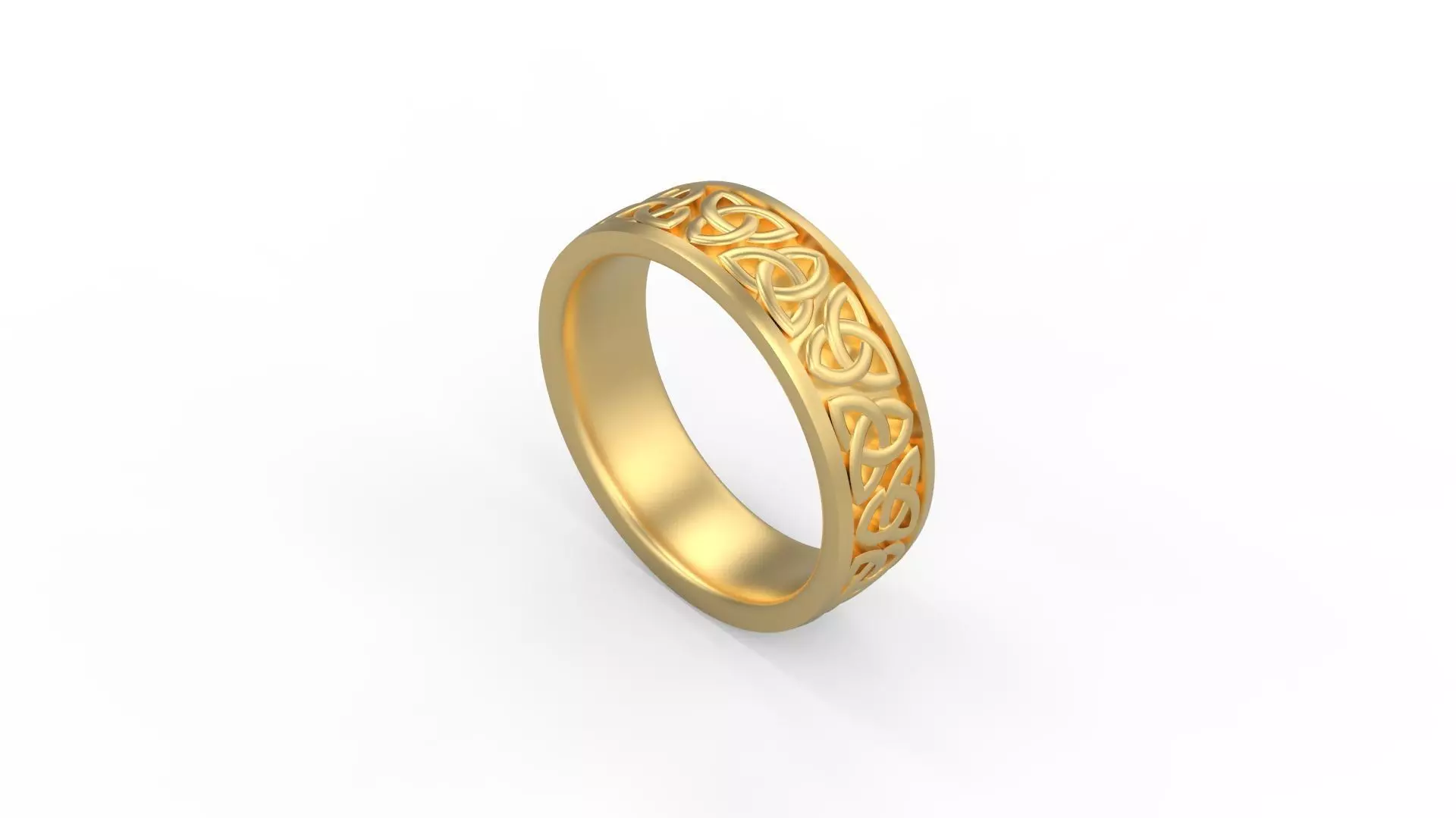Celtic Band Ring 10 3D print model_0