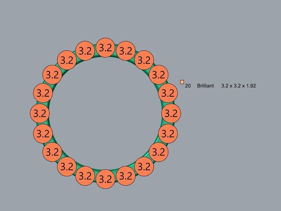 Band Ring 103 3D print model_9
