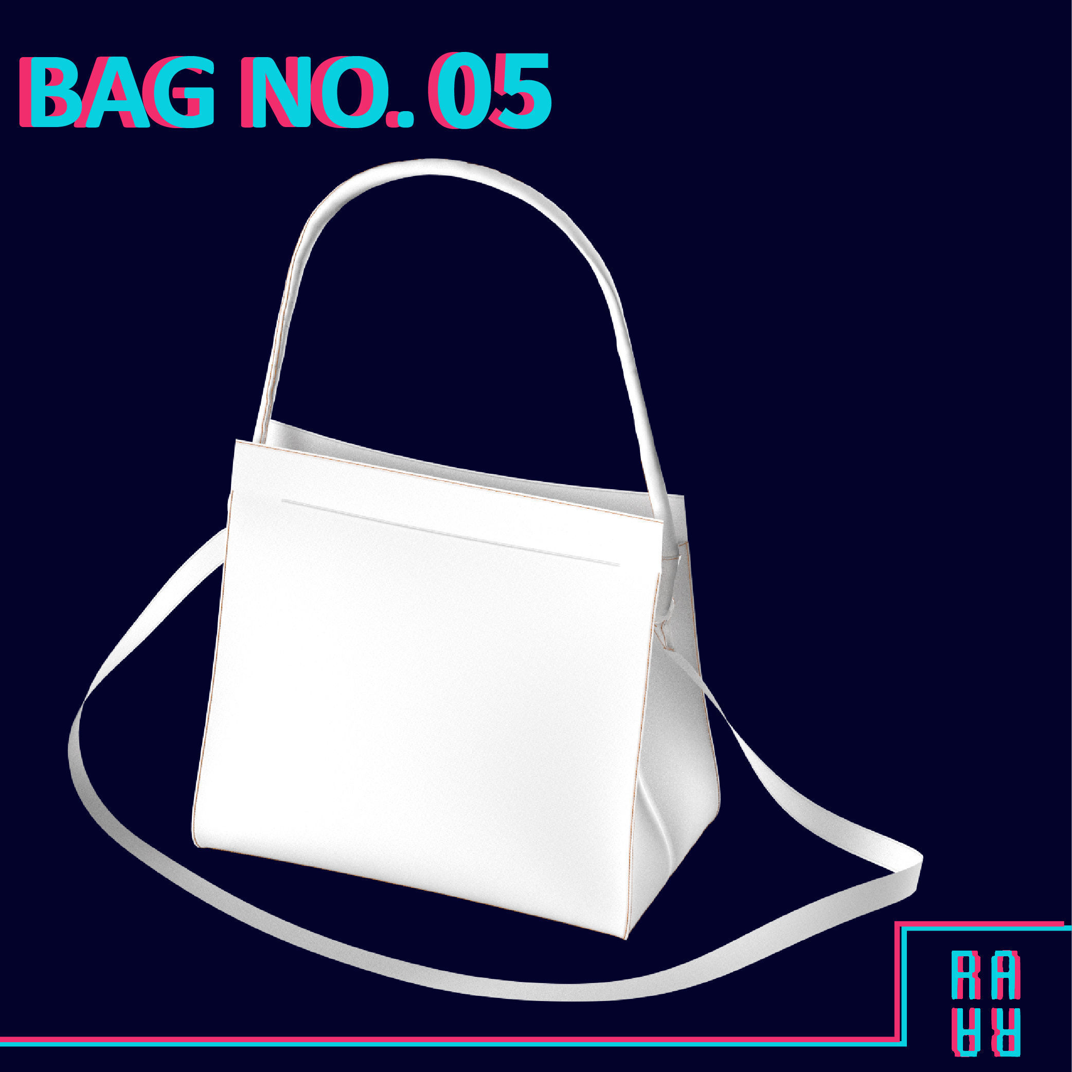 15 BAG and PURSE and BACKPACK 3D MODELS Low-poly 3D model_12