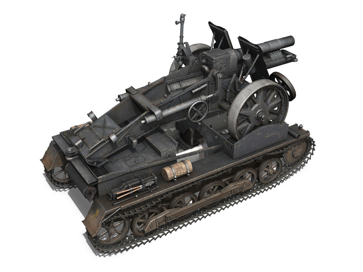 Sturmpanzer 1 Bison Cambrai- 2 PzDiv 3D model_10