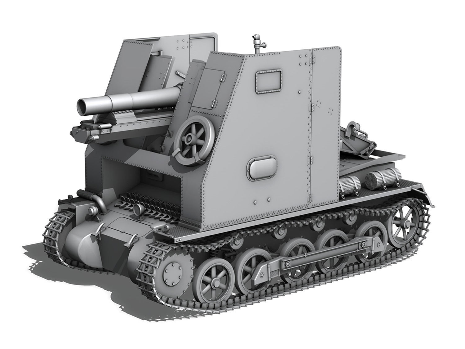 Sturmpanzer 1 Bison Cambrai- 2 PzDiv 3D model_15
