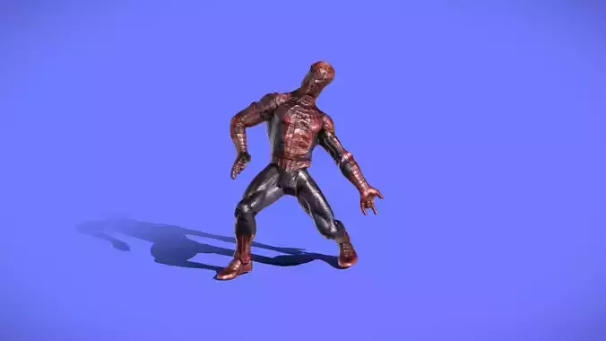 2002 SPIDERMAN MOVIE FIGURE - 3D SCAN -