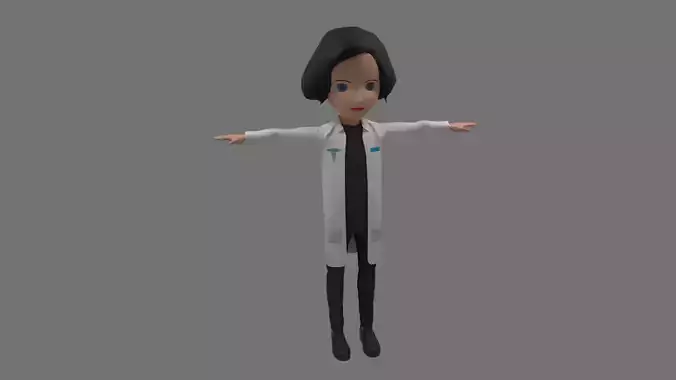 Doctor - Cartoon Character Woman