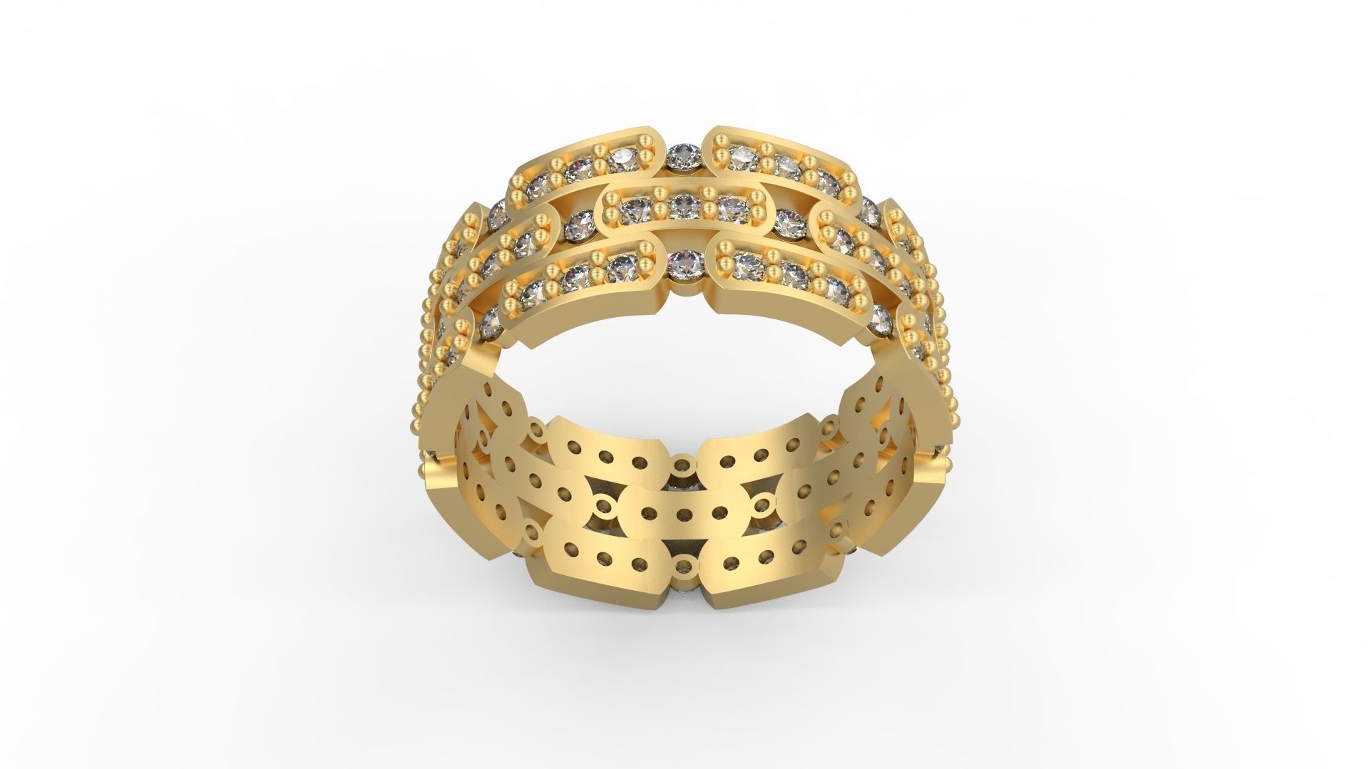 Band Ring 109 3D print model_3