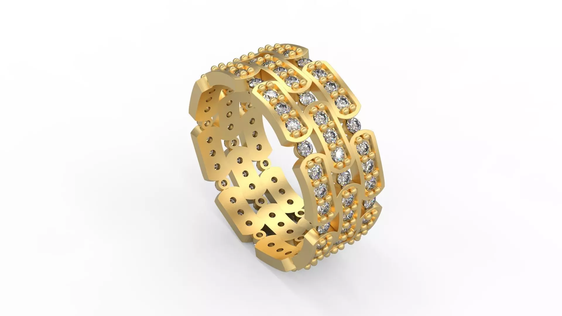 Band Ring 109 3D print model_0
