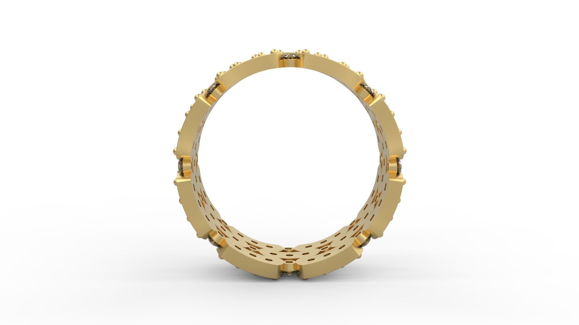 Band Ring 109 3D print model_1