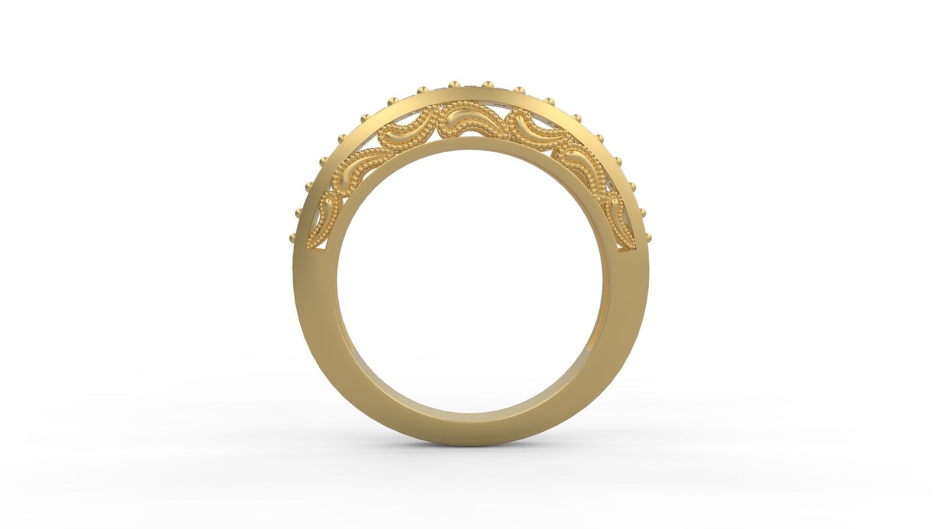 Band Ring 107 3D print model_1