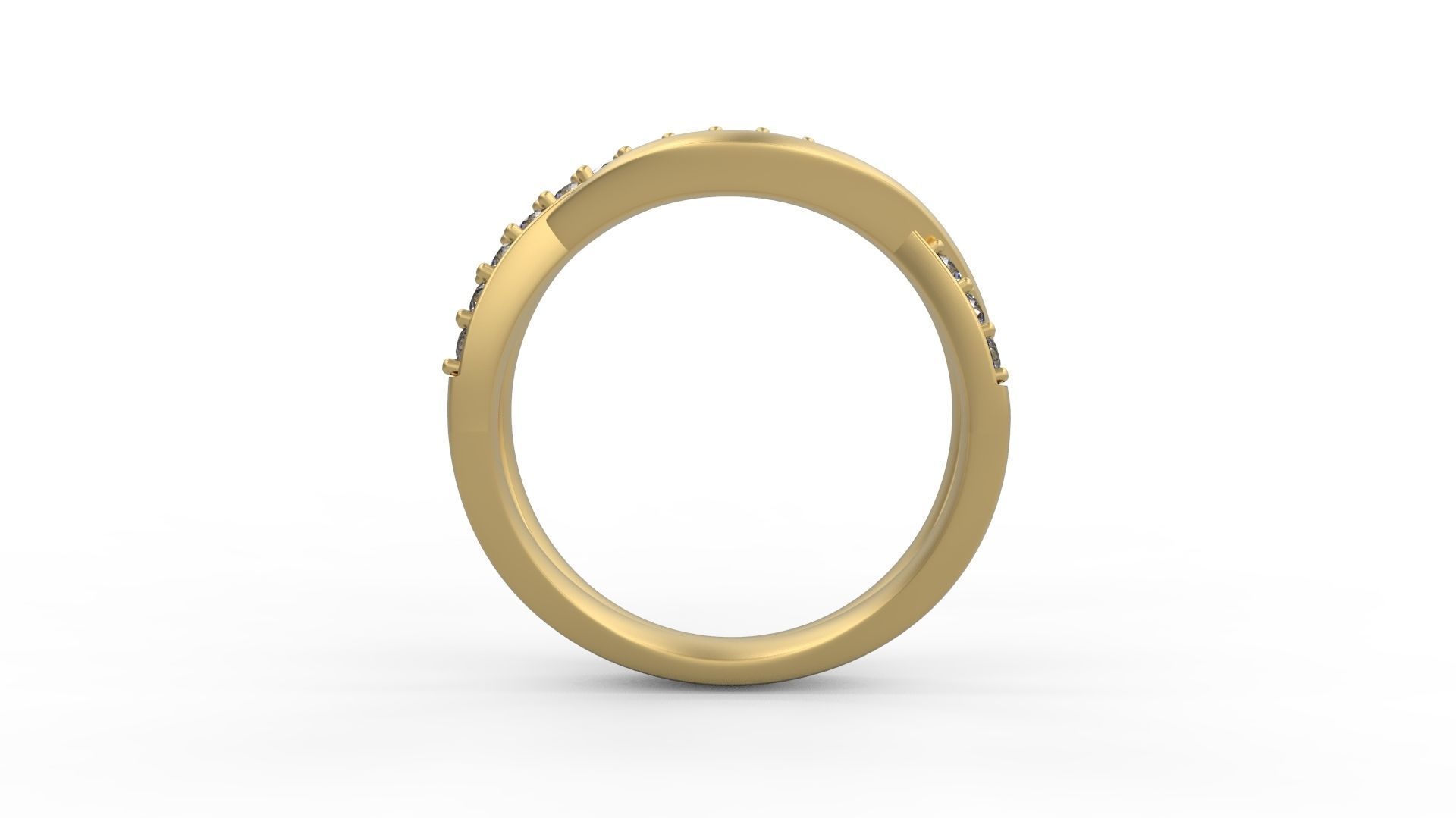 Band Ring 106 3D print model_1