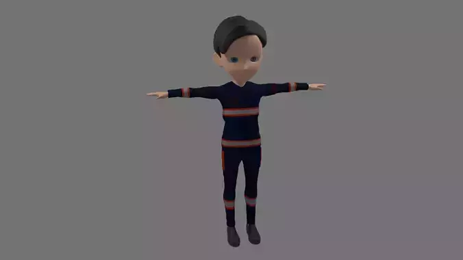 Fireman - Cartoon Character Man