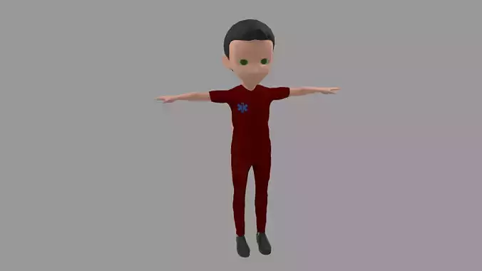 Nurse - Cartoon Character Man