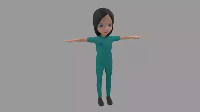 Nurse - Cartoon Character Woman