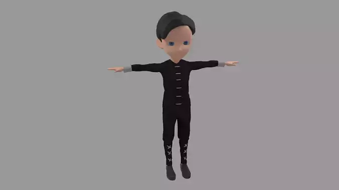 Kung fu - Cartoon Character Man