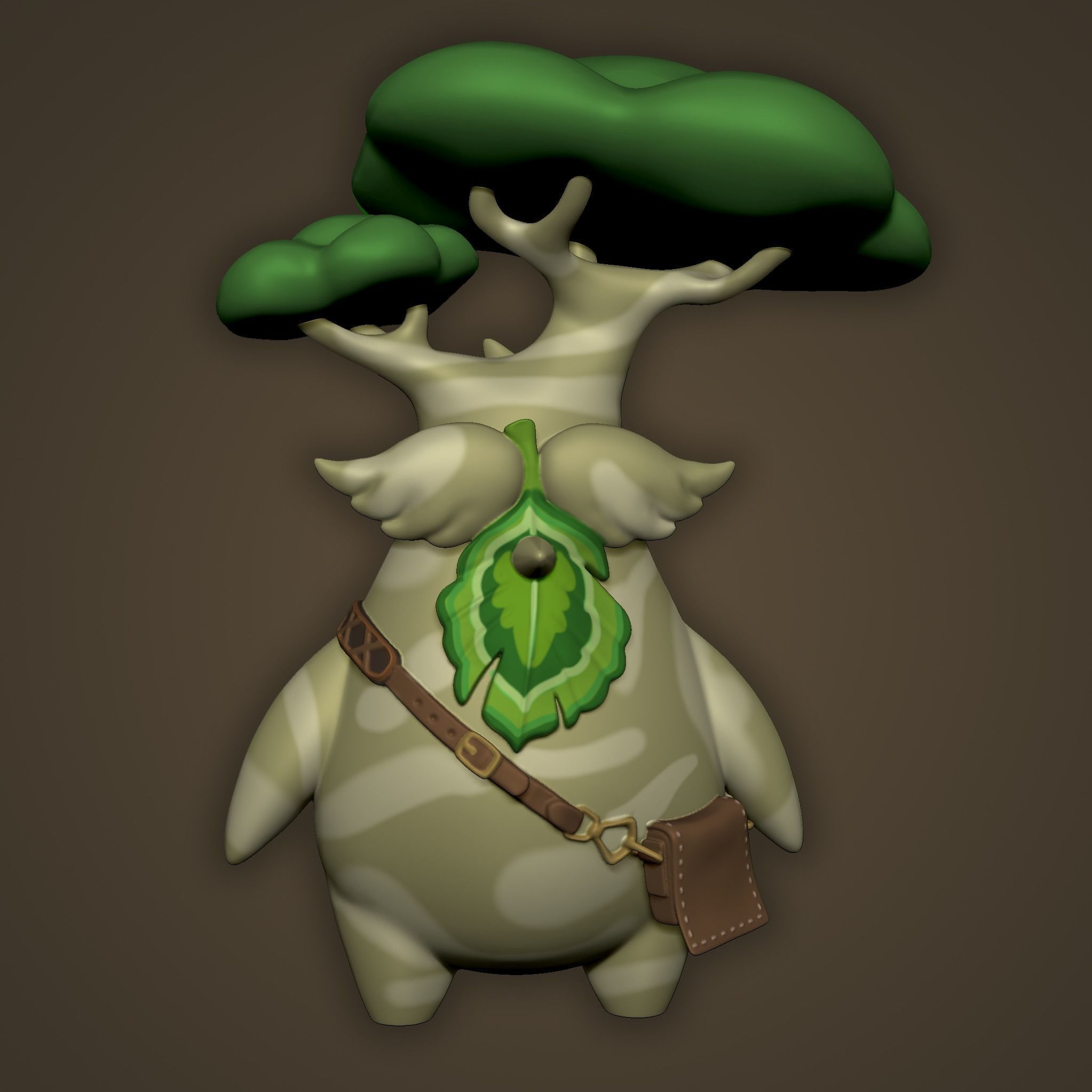 Obab and 9 Koroks mini figures 3D print model_3