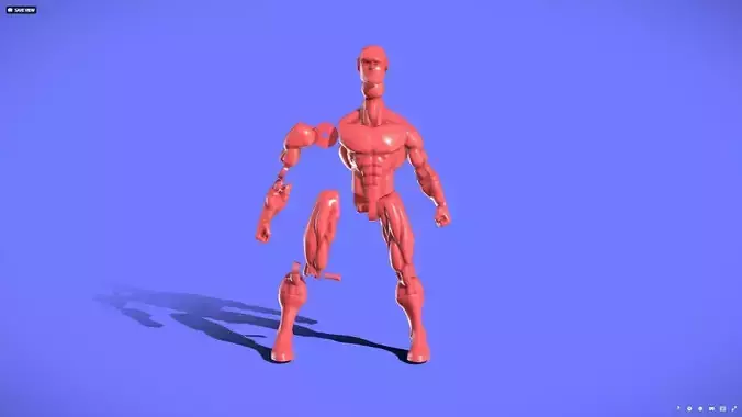 2000s FLASH FIGURE - 3D SCAN - pre-edited -