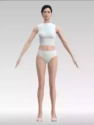 Two pieces  blouse lazer fabric