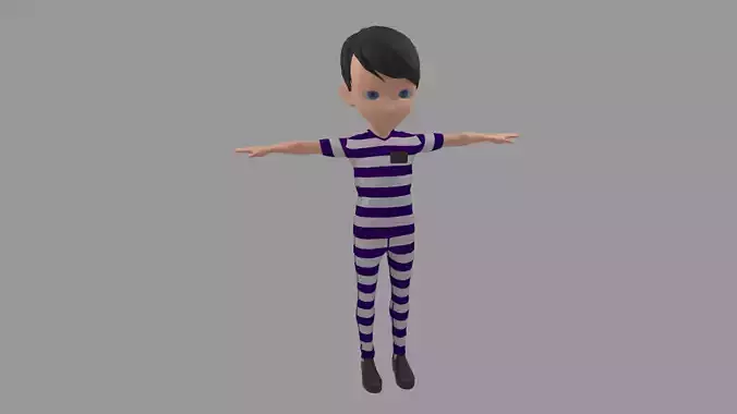 Prisoner - Cartoon Character Man