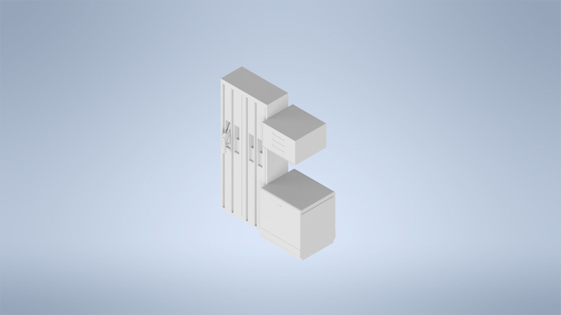 Gasstation expandable 1 35 3D print model_1