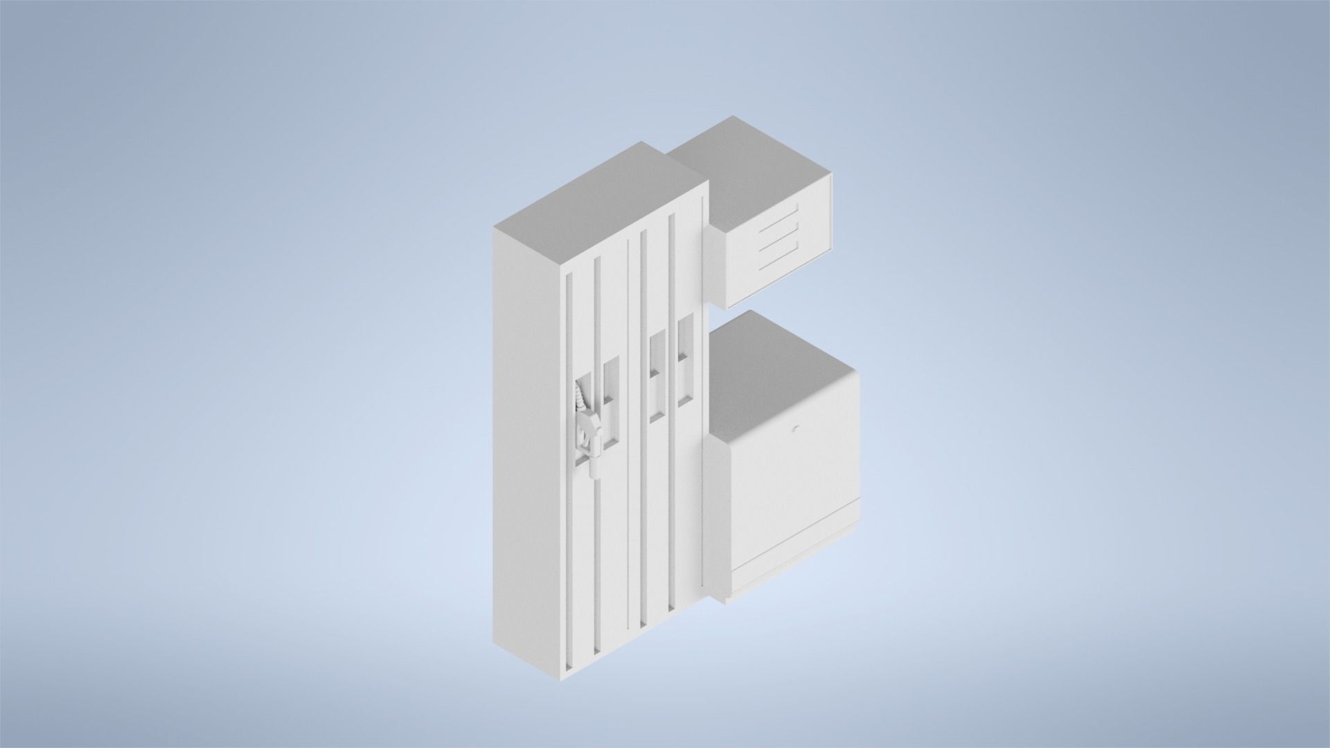 Gasstation expandable 1 35 3D print model_3