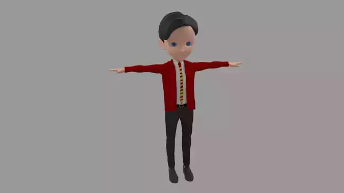 Student - Cartoon Character Man