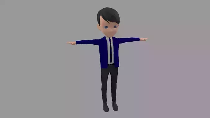 Student - Cartoon Character Man