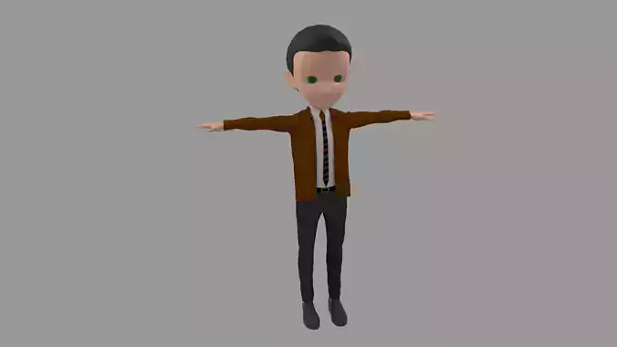 Student - Cartoon Character Man