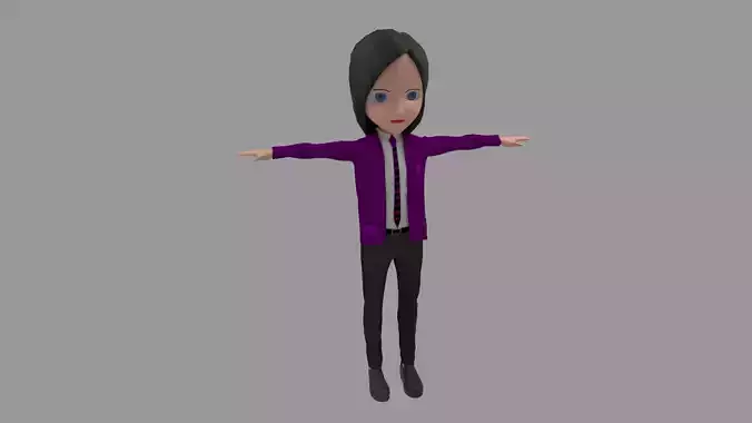 Student - Cartoon Character Woman