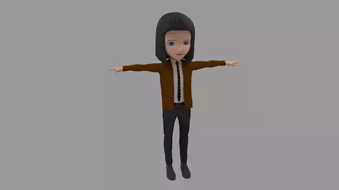 Student - Cartoon Character Woman